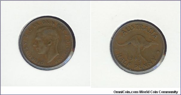 1943 (I) Halfpenny