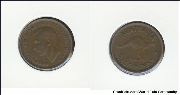 1945 (Y.) Halfpenny