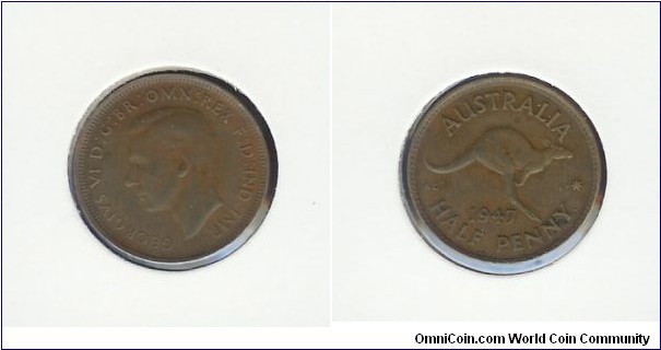 1947 Halfpenny