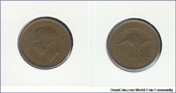 1949 Halfpenny
