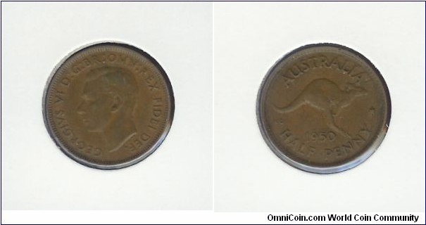 1950 Halfpenny