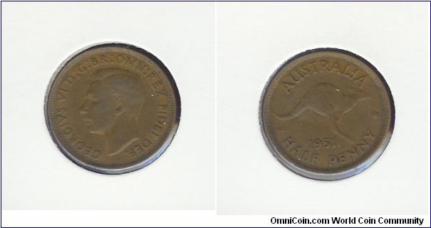 1951 Halfpenny