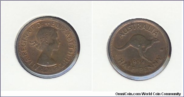 1959 Halfpenny