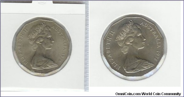 1974 & 1975 fifty cens