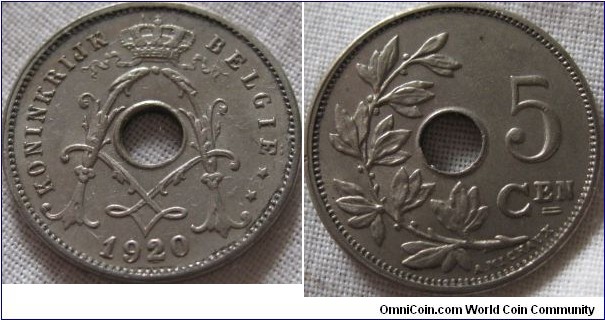 1920/10 5 centimes EF grade