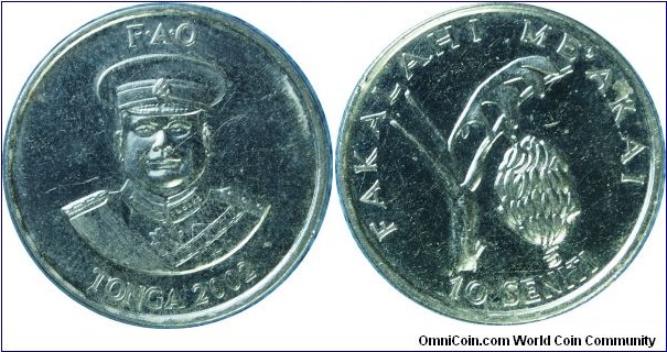 Tonga10seniti FAO.-km69-2002