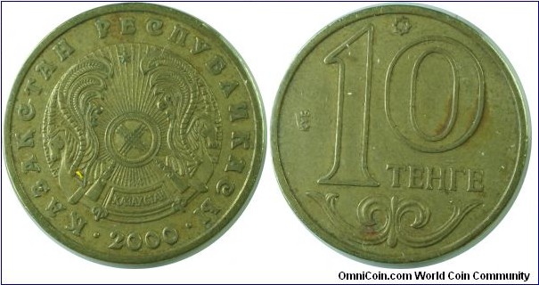 Kazakhstan 10tenge-km25-2000