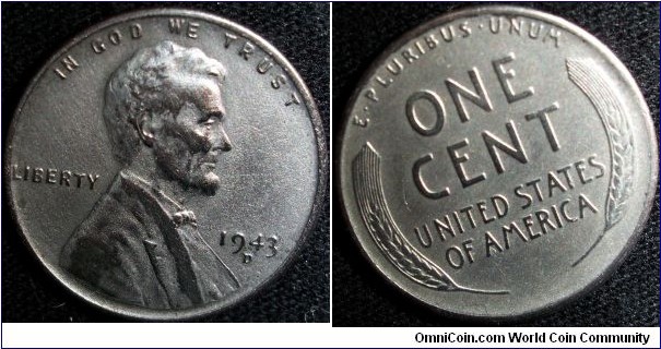 1943 D Steel Penny