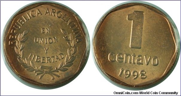 Argentina 1centavo-km113a-1998