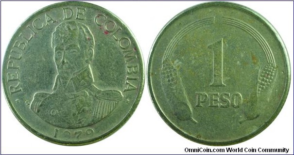 Colombia 1Peso-km258.2-1979