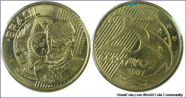 Brazil 20Centavos-km650-2007