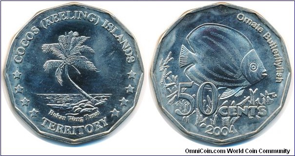 Keeling-Cocos Islands 50¢