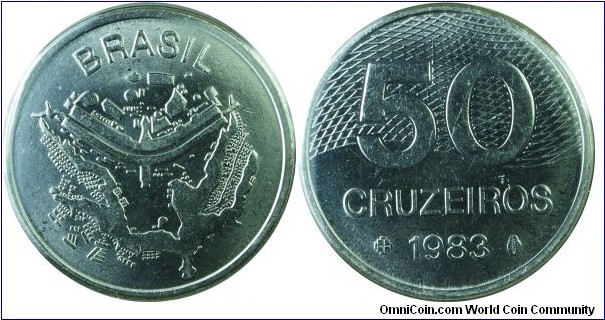 Brazil 50Cruzeiros-km594.1a-1983