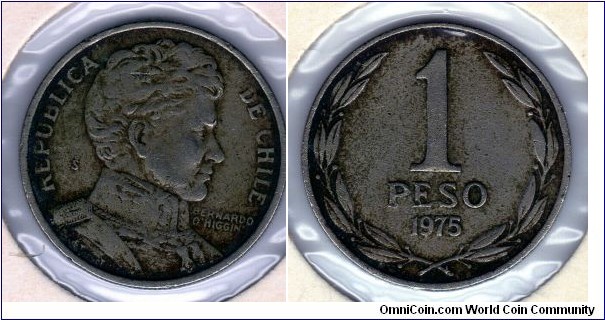 1 Peso (Co-Ni) Bernardo O´Higgins