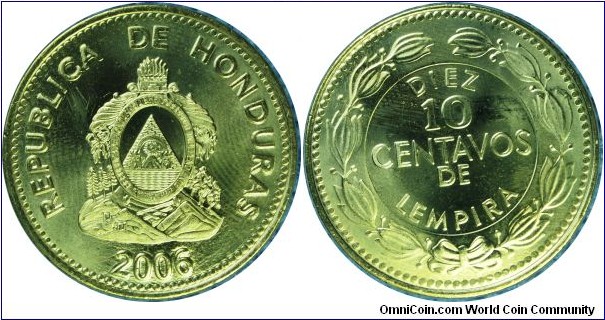 Honduras 10Centavos-km76.2a-2006