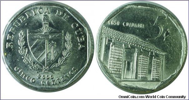 Cuba 5Centavos-km575.2-2000