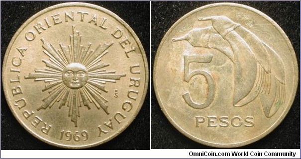 5 Pesos
Al bronze