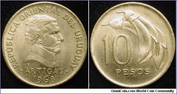 10 Pesos
Ni-Brass