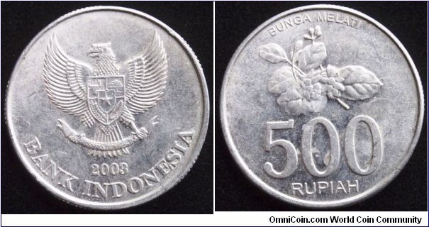 500 rupiah
Aluminium