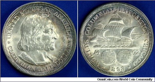 Columbian Exposition 50 cent commemorative