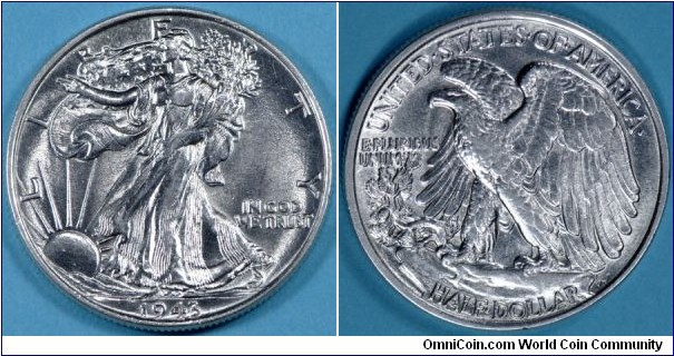 Walking Liberty 50 cents