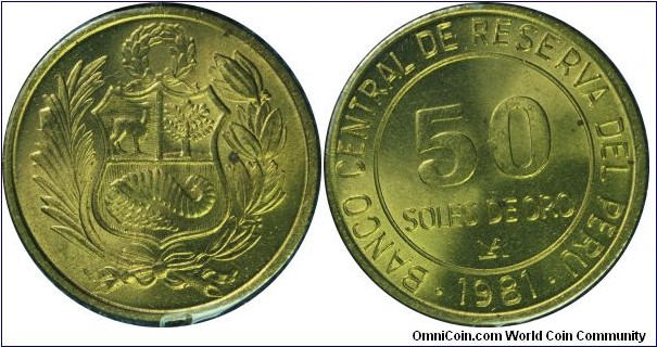 Peru 50Soles-km273-1981