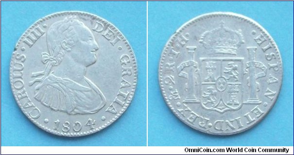 Mexico 1804 2 Reales