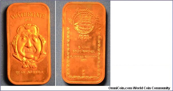 Watergate 1oz Copper Ingot