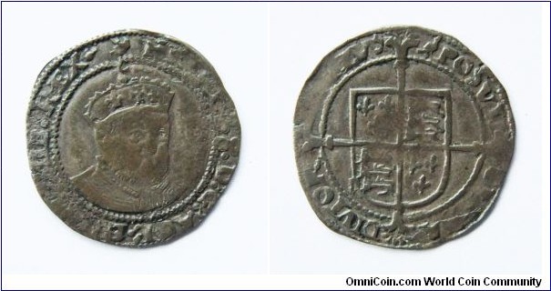 Henry VIII Posthumous groat.
