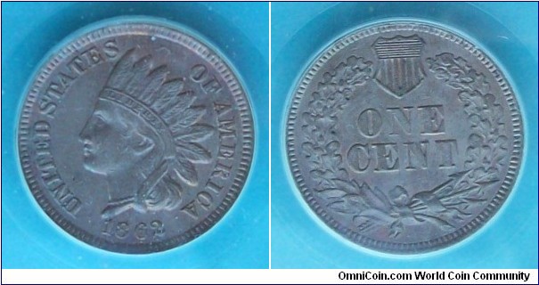 USA 1862 Cent