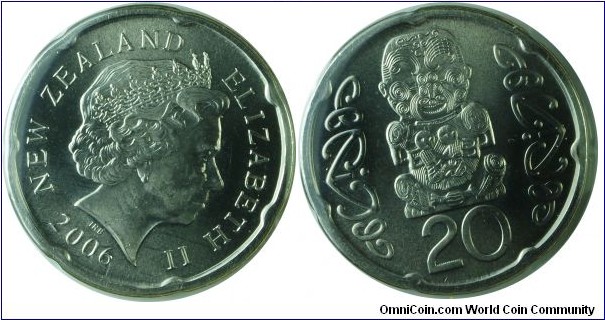 NewZealand 20Cents-km118a-2006