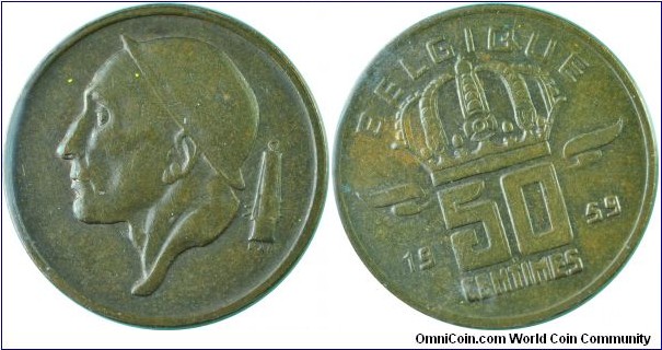 Belgium50Centimes-Belgique-km148.1-1959