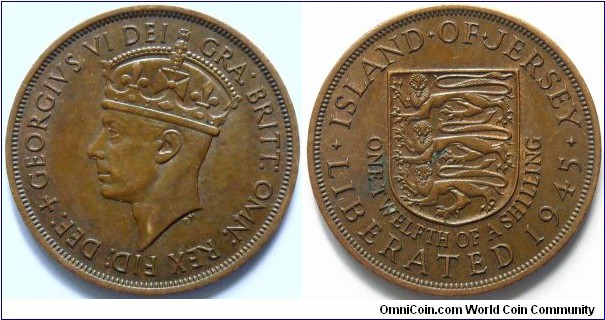 1/12 shilling.
1949-1952, Liberated 1945
