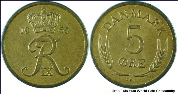 Denmark5ore-km848.1-1965