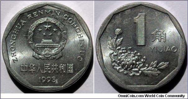 1 jiao.
1993