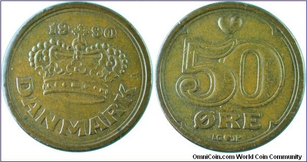 Denmark50ore-km866.1-1990