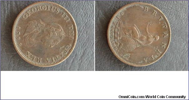 British 1 Farthing.