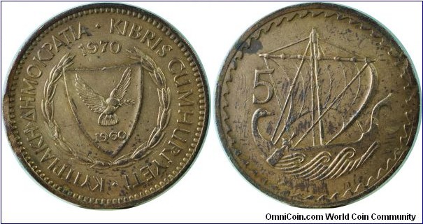 Cyprus5Mils-km39-1970