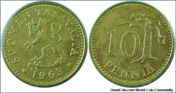 Finland10Pennia-km46-1963