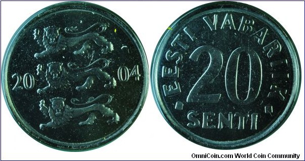 Estonia 20Senti-km23a-2004