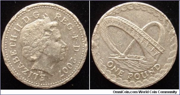 1 Pound
Nickel-brass
Gateshead Millennium Bridge 