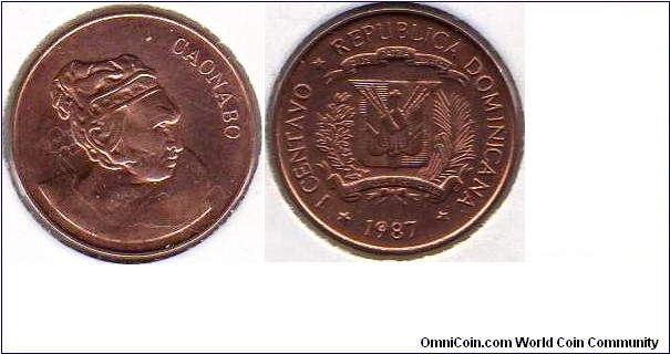 1 Centavo
Caonabo	__Km# 64
