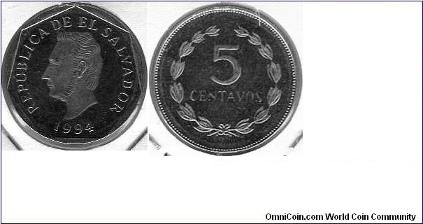 5 Centavos	__Km# 154 b