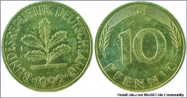 Germany10Pfennig-km108-1992