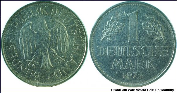 Germany 1Mark-km110-1975