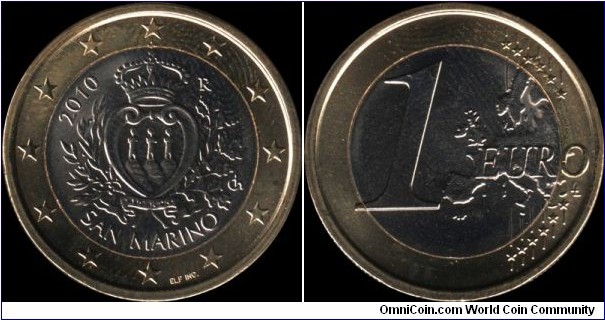 San Marino 1 Euro 2010