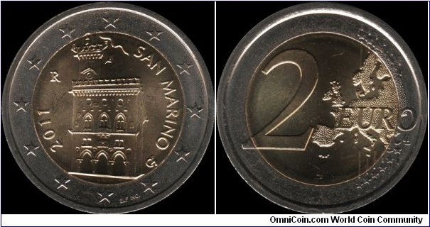 San Marino 2 Euro 2011