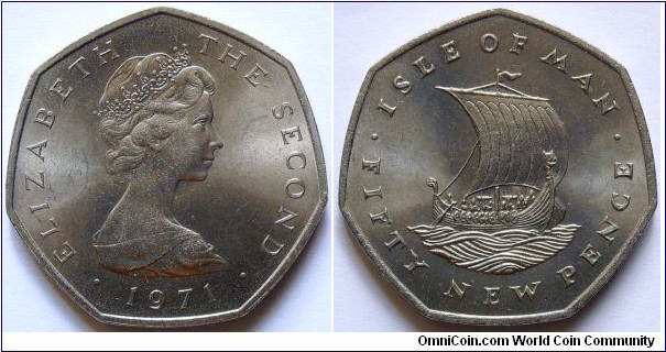 50 pence.
1971
