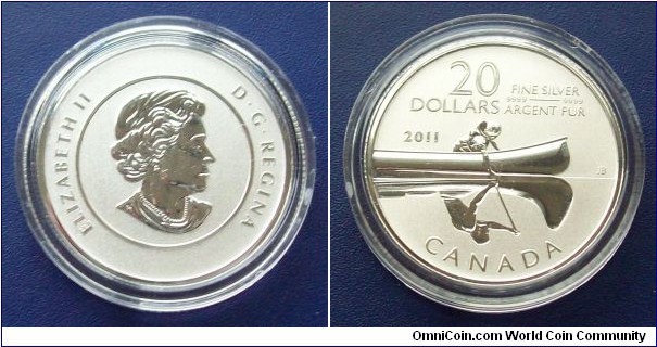 Canada 2011 $20 Canoe