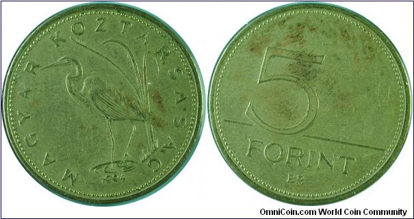 Hungary 5Forint-km694-1994